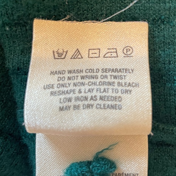 Anthropologie Meadow Rue Green Skater Skirt - Picture 8 of 8